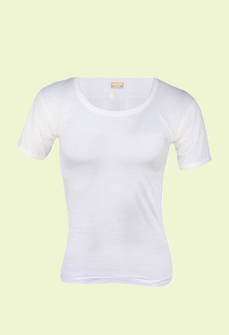Poomex Men's White Cotton Sleeveless Vest Innerwear Online Shop India –  Zotory.com
