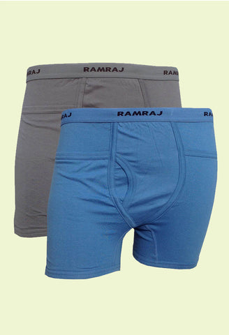 Ramraj Men's Cotton Target Trunk (2s Pack)