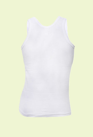 Buy White Sleeveless Cotton Vest for Men online in India SizeKurta 38 Color  White